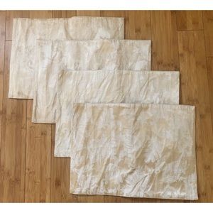 Set of 4 Gold leaf placements